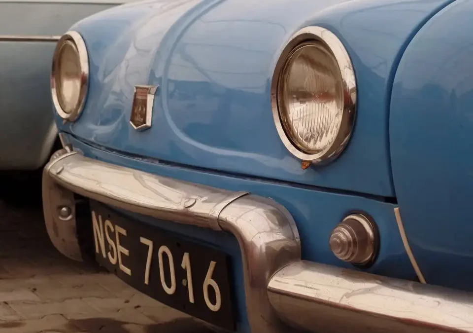 Pomiar mocy zabytkowych ciągników w Muzeum Motoryzacji w Nieborowie