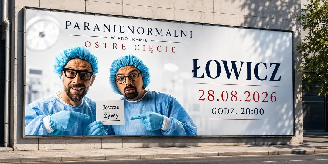 Kabaret Paranienormalni z nowym programem „Ostre Cięcie” w Łowiczu