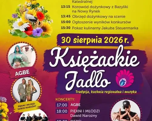 Dożynki z Województwem Łódzkim i Księżackie Jadło już w niedzielę w Łowiczu