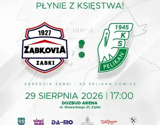 Piłkarze Pelikana Łowicz zagrają w sobotę z MKS Ząbkovia Ząbki