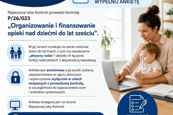 NIK zaprasza rodziców dzieci do lat 3 do udziału w ankiecie
