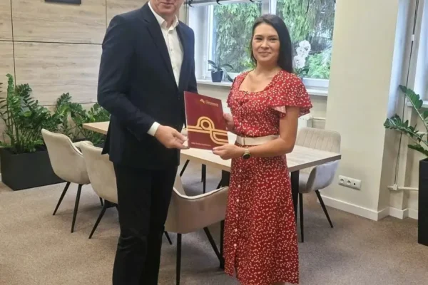 Nauczycielka z Łyszkowic otrzymała awans zawodowy