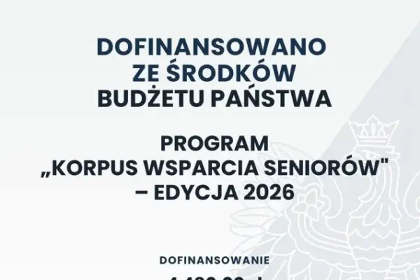 Kiernozia pozyskała dofinansowanie na program wsparcia seniorów w 2026 roku
