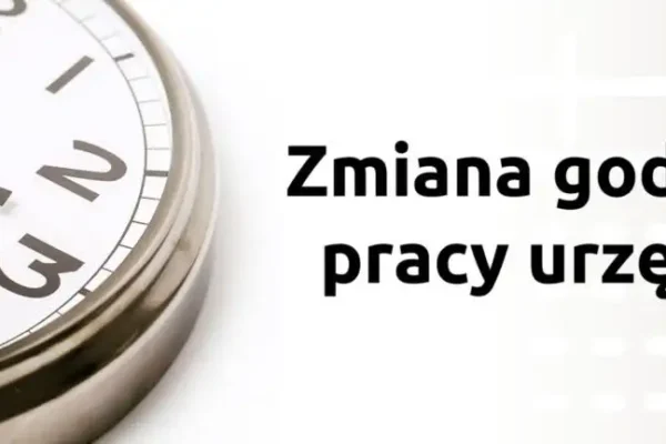 Zmiana godzin otwarcia Urzędu Gminy Domaniewice od 1 września