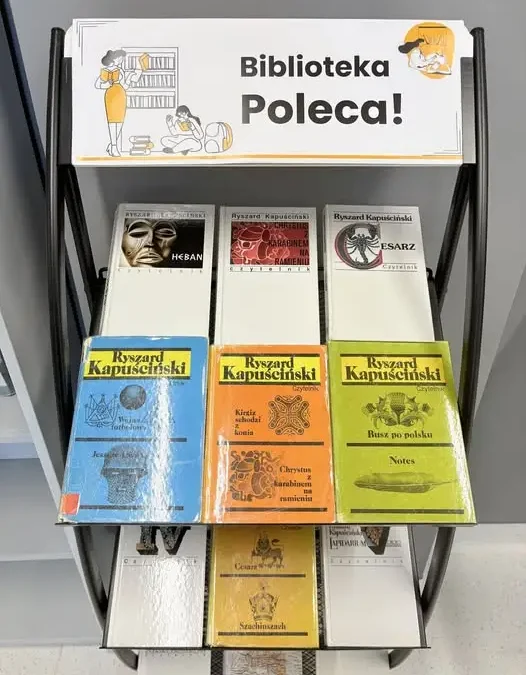 Ryszard Kapuściński Autorem Miesiąca w bibliotece w Łowiczu