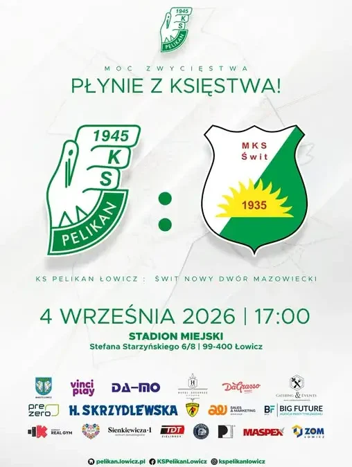 Świt Nowy Dwór Mazowiecki rywalem Pelikana w 7. kolejce III ligi