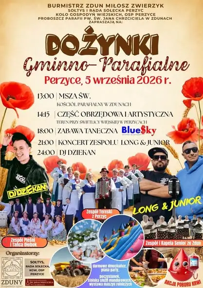 Dożynki w Perzycach: Święto plonów z atrakcjami dla całych rodzin