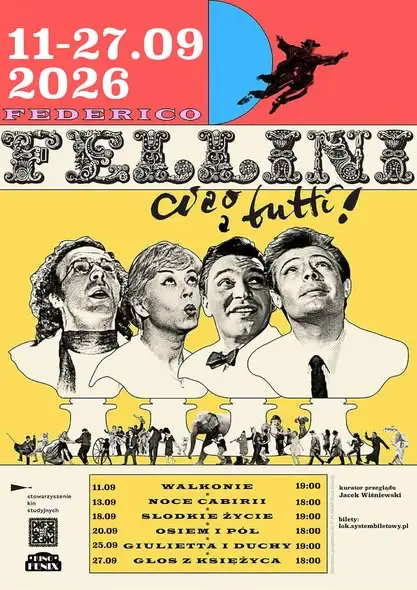 31. sezon DKF Bez Nazwy w Łowiczu: Fellini i Wajda na ekranie kina Fenix