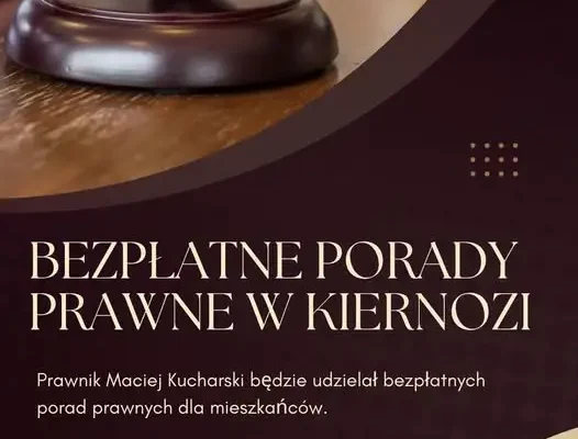 Bezpłatne porady prawne w Kiernozi – zapisy już trwają