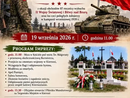 I Piknik Mundurowy w Kiernozi – zaproszenie na 19 września 2026