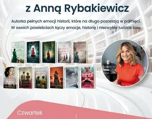 Spotkanie autorskie z Anną Rybakiewicz w Łowiczu – 8 października