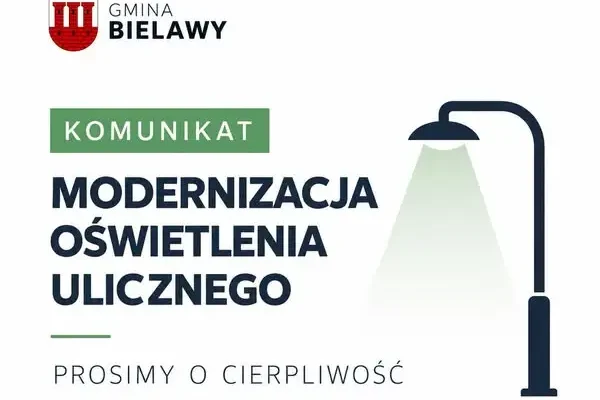 Gmina Bielawy modernizuje oświetlenie uliczne. Mieszkańcy muszą uzbroić się w cierpliwość