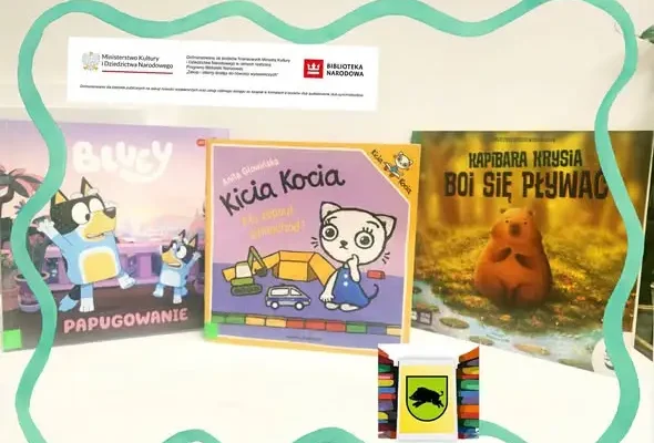 Nowe książki w Gminnej Bibliotece Publicznej w Kiernozi dzięki dofinansowaniu