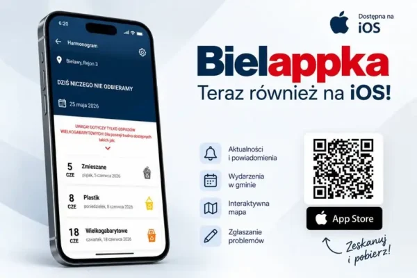 Bielappka trafiła do App Store – aplikacja Gminy Bielawy dostępna także na iPhone’ach