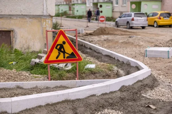 Prace drogowe w Mastkach – apel do kierowców o ostrożność